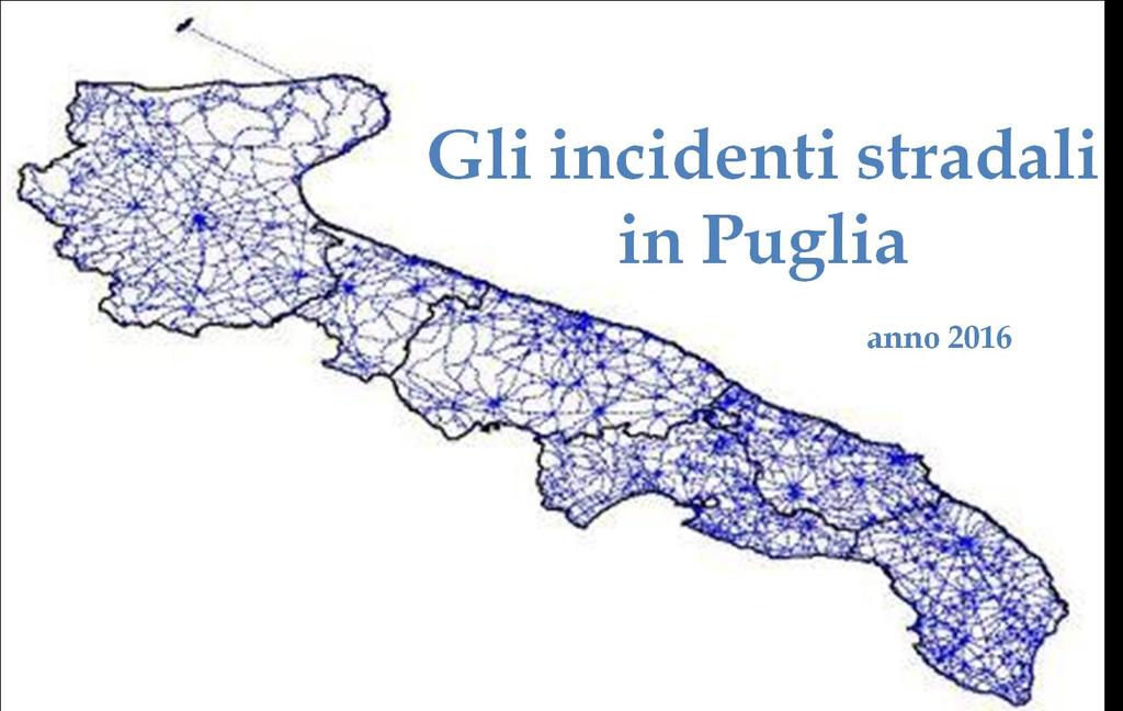 L Agenzia Regionale per la Mobilità nella Regione Puglia, in virtù del protocollo d intesa per il coordinamento delle attività inerenti la rilevazione statistica sull incidentalità stradale tra