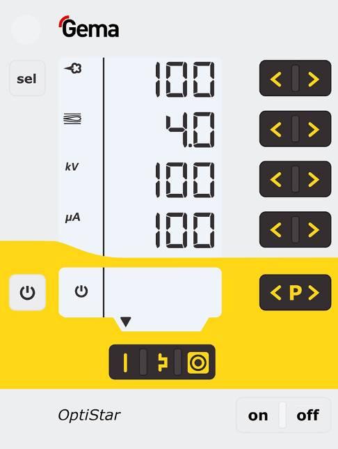 Elementi funzionali Tasti di visualizzazione e di inserimento NOTA: per poter utilizzare l unità di controllo in maniera semplice i valori nominali e quelli effettivi vengono distribuiti su più