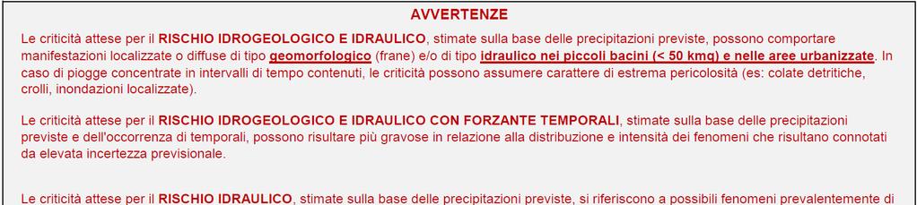 A PAGINA 3 LE AVVERTENZE CHIARISCONO IL SIGNIFICATO DEI TERMINI ADOPERATI RISCHIO CRITICITÀ interferenza