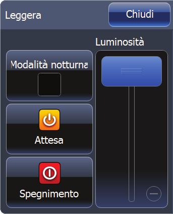 2 Funzionamento di base Tasto di accensione Pressione prolungata Pressione singola Pressione ripetuta Spegnimento/accensione dell'unità Consente di visualizzare una finestra di dialogo per la