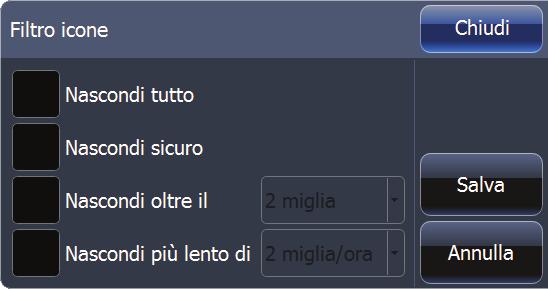 Codice MMSI dell'imbarcazione È necessario avere inserito nel sistema il codice MMSI (Maritime Mobile Service Identity) per poter ricevere messaggi indirizzati da imbarcazioni AIS e DSC.