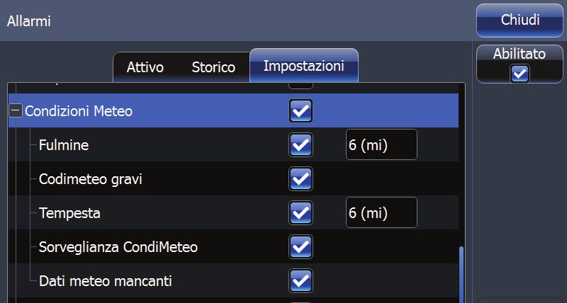 Toccare la zona selezionata e toccare Accetta per confermare la selezione.