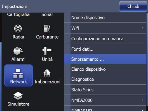 Dispositivo Globale Locale Unità di visualizzazione Fonti dati Utilizza automaticamente i dati delle sorgenti di dati globali Quando una sorgente di dati viene selezionata tramite un'altra unità con