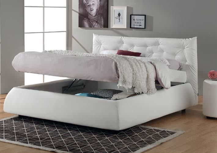 LETTO TUTTO COMPRESO LETTO CONTENITORE MATERASSO MEMO DREAM LETTO CLUB FATTO A MANO IN ITALIA 2 GUANCIALI MEMORY 990