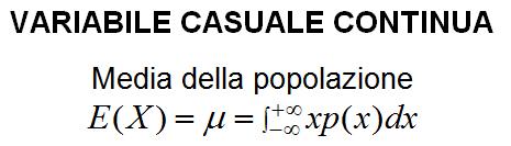 CENTRALE INDICE DI DISPERSIONE Media Per indicare il baricentro di