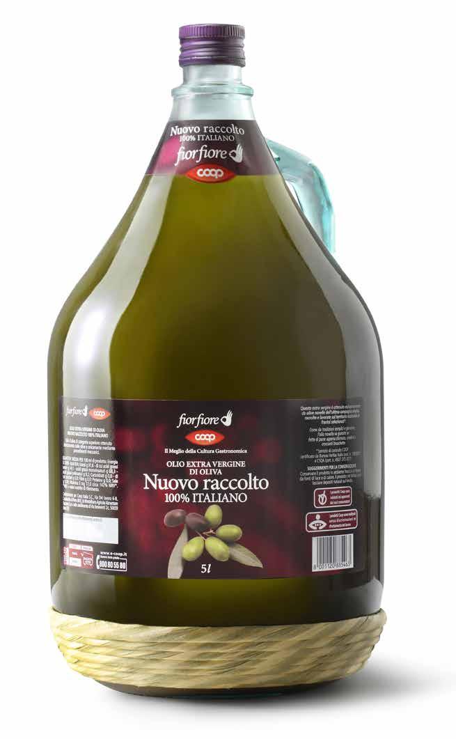 VERGINE DI OLIVA FIOR FIORE COOP dama 5 litri NEI PUNTI VENDITA UNICOOP FIRENZE 6