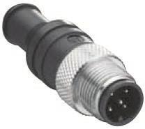 Diametro del cavo: 6,7 ±0,2 mm Codice ordine: KAB - xm - M12/5F/G - M12/5M/G - CAN IP69: KAB - xm - M12/5F/G/69K - M12/5M/G/69K - CAN xm = Lunghezza in m T di raccordo M12, 5 pin CAN