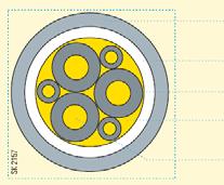 Componenti Nella tabella sotto riportata, sono riportati i componenti normalmente utilizzati per cavi elettrici flessibili per movimentazione e sollevamento comparati con i componenti specificati