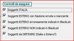 il record Black List qualora il codice Nazione appartenga alle Nazioni inserite nell elenco come stato a fiscalità privilegiata -