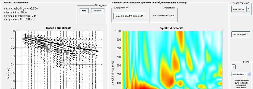 Relazione geologica-tecnica-sismica Foglio 9 di 17 I dati acquisiti sono stati elaborati per calcolare lo spettro di velocità.