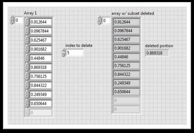 14 Delete From array La funzione Delete from array consente di cancellare un elemento da un array.
