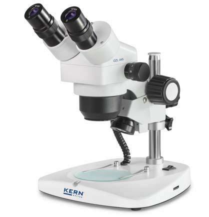Stereomicroscopio zoom OZL-44 OZL 445 4 LAB LINE L economico e flessibile stereomicroscopio zoom per lavoratori, centri di prova e controlli qualità Caratteristiche La serie OZL-44 appartiene alla