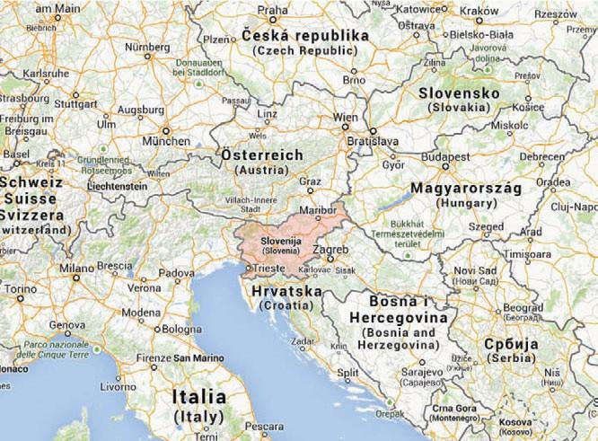 SLOVENIA: DATI GENERALI Superifice: 20.273 km2 Popolazione: 2.063.