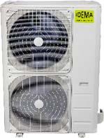 SISTEMI MONO SPLIT IN POMPA DI CALORE SERIE DC INVERTER Modello unità esterna IOKE-160T Modello unità interna a colonna MFGE-160 Sistema di climatizzazione in pompa di calore con raffreddamento ad