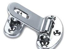 Hasp in chrome plated brass.