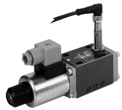 L1/RO L1X/RO Elettrovlvole comndo diretto con sensore induttivo di prossimitá Solenoid operted directionl vlves with proximity inductive sensor b