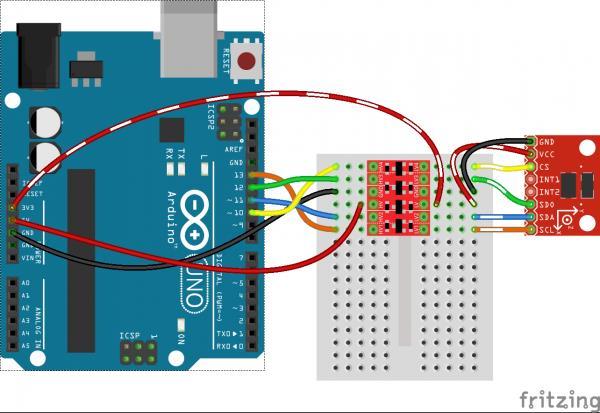 Arduino e il mondo esterno: porte analogiche e digitali, l interfaccia seriale pag.41 Esempio di collegamento tra Arduino UNO (a logica 5 V) con un dispositivo funzionante a logica 3.3 V.