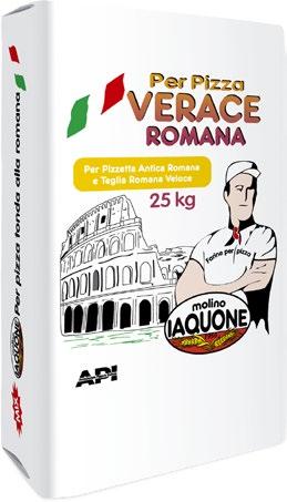 IAQUONE VERACE ROMANA TIPO 0 TONDA ROMANA TIPO 00 Farina tipo 0 di grani teneri Italiani ed Europei di forza, soia (NO OGM), semola rimacinata di grano duro, pasta acida, lecitina di soia, farina di