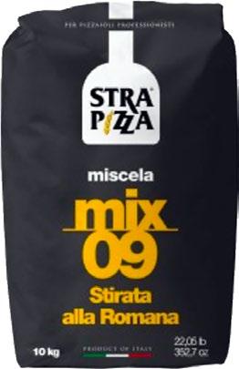 PERTEGHELLA MIX 09 STIRATA ALLA ROMANA Mix di farina di grano tenero per pizza stirata alla Romana dell Industria Molitoria Perteghella.