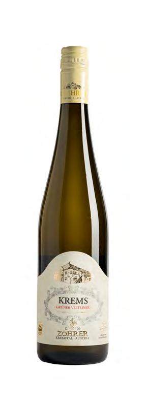 Krems Riesling Vino del paese speziato e peppato Denominazione: Vigneto: vitigno: categoria di qualità: età vigneti: terreno: affinamento: temp.