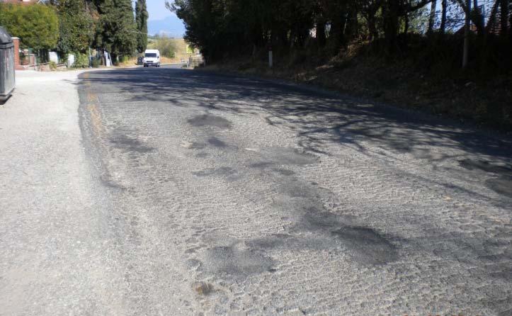 Scheda n. 14 SR313 OGGETTO S.R. 313 DI PASSO CORESE : Rifacimento delle pavimentazioni stradali maggiormente degradate in Provincia di Rieti DATA RELAZIONE 03.02.