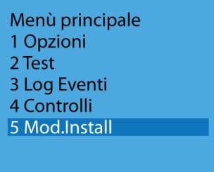 Programmazione del EXT216 attraverso KM24 2.