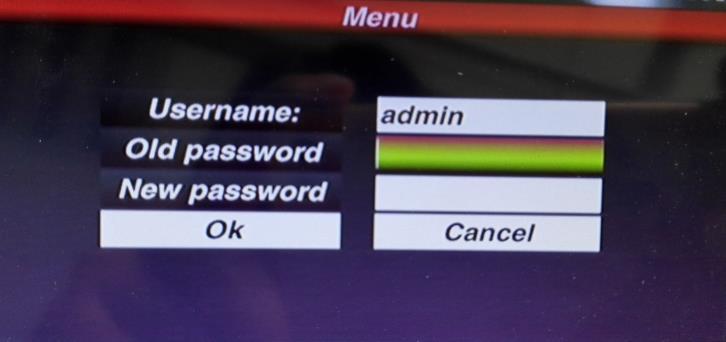 4 La password di default è 123456, premere il tasto dopo aver digitato la Password, quindi premere il tasto per effettuare l'accesso.