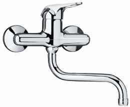 45CR501TC Monocomando lavello a muro Wall mounted single-lever kitchen mixer Mitigeur évier mural Mezclador