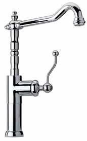 81CR572LL Monocomando monoforo lavello con bocca alta orientabile Single-lever kitchen mixer with high and swivel spout Mitigeur évier bec haut orientable Mezclador monomando fregadero, caño alto