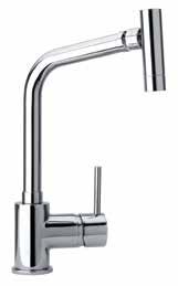 78CR572BS Miscelatore monoforo lavello con bocca alta orientabile Single-lever kitchen mixer with fhigh and swivel spout Mitigeur évier bec haut orientable Mezclador monomando fregadero con caño alto