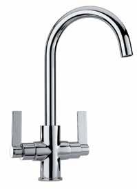 92CR490 Rubinetto monoforo lavello con bocca alta orientabile Single lever sink tap, high swivel spout Robinet simple évier avec bec haut orientable Grifo fregadero cano alto giratorio Auslaufventil