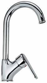 80CR572 Miscelatore monoforo lavello con bocca orientabile Single-lever kitchen mixer with swivel spout Mitigeur évier avec bec orientable Mezclador monomando fregadero con caño giratorio