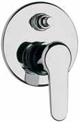 con deviatore Built-in single-lever bath-shower mixer with diverter Mitigeur bain-douche à