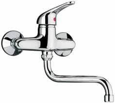 42CR501 Monocomando lavello a muro Wall mounted single-lever kitchen mixer Mitigeur évier mural