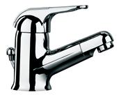 45CR211TC Miscelatore monoforo lavabo, scarico automatico 1 1/4 Single-lever basin mixer with 1 1/4 pop-up waste