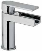 und Überlaufgarnitur 1 1/4 45CR211WF Miscelatore monoforo lavabo senza scarico Single-lever basin mixer without