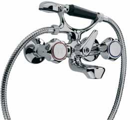 37CR100 Gruppo vasca esterno completo Complete bath-shower mixer Mélangeur bain-douche apparent avec garniture de douche