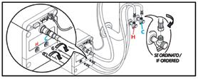 - fornitura di acqua / Installation - water supply - Equipped with an elegant electronic device for water flow and temperature