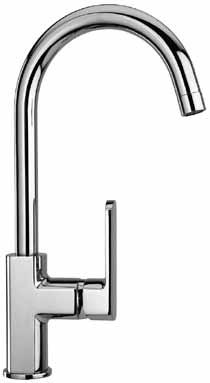 78CR572LLL21 Monocomando monoforo lavello Single-lever kitchen mixer Mitigeur évier Mezclador monomando fregadero Einhebelmischer 86CR572 Miscelatore monoforo lavello con bocca alta orientabile