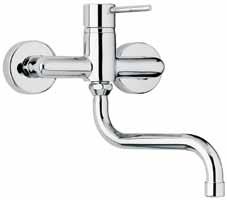 78CR501 Monocomando lavello a muro Wall mounted single-lever kitchen mixer Mitigeur évier mural Mezclador fregadero exterior Wand-Spültischmischer 17CR572