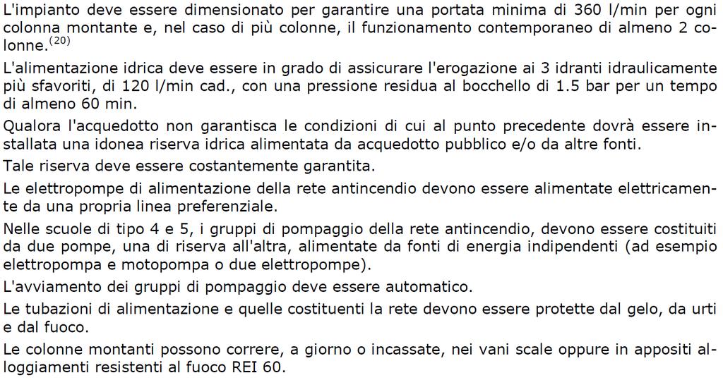 IMPIANTI DI STINZION INCNDI DI TIPO AUTOMATICO /O MANUAL INTRODUZION D.M. 26 AGOSTO