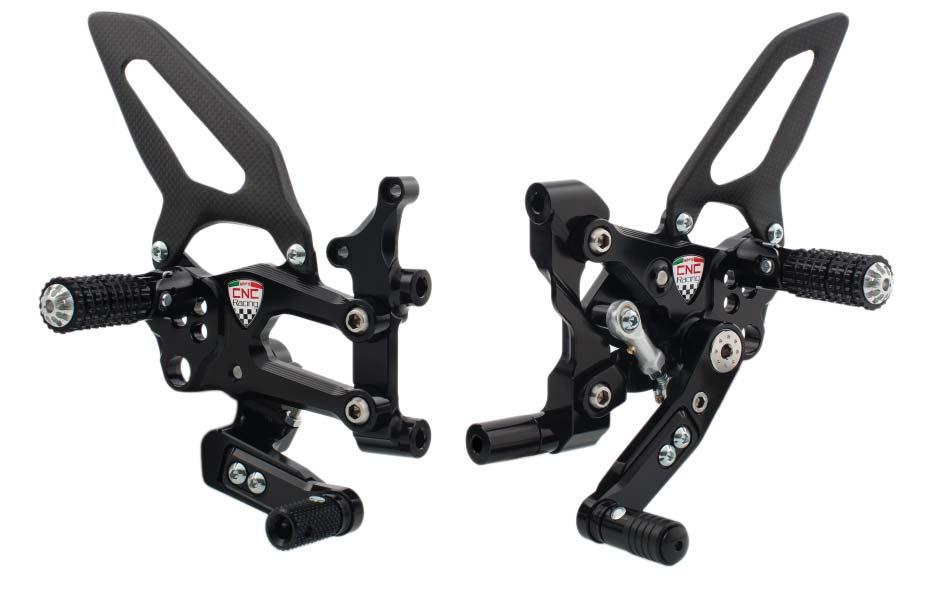 PEDANE REGOLABILI ADJUSTABLE REAR SETS PEDANE REGOLABILI "RPS" ADJUSTABLE REAR SETS "RPS" year PARATACCHI hell guard POGGIAPIEDE footpegs PUNTALINO toe peg CAMBIO shi ing + KIT NORMALE normal