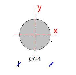 La luce di calcolo considerata è pari a 3,50 m.