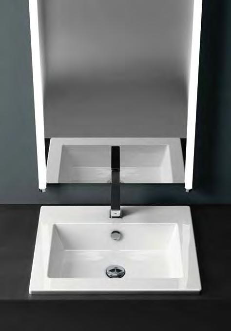 160 161 Kube 58x45 Lavabo / Washbasin Abaco 162 Products index Lavabi Washbasins /80/60/50 164 Lavabi arredo Vanity basins 50/T