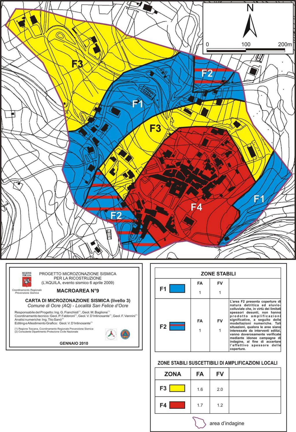 Fig. 6 Carta di Microzonazione