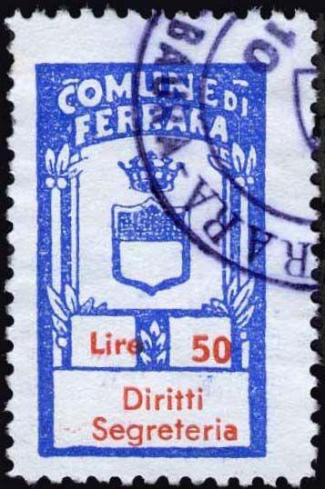 50 blu 68 C. 50 blu 69 L. 1 terra di Siena 70 L.