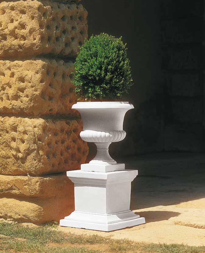 turfan fioriera vase blumenspindel copa coupe sur pied pamir basamento base postament columna piedestal carré art.
