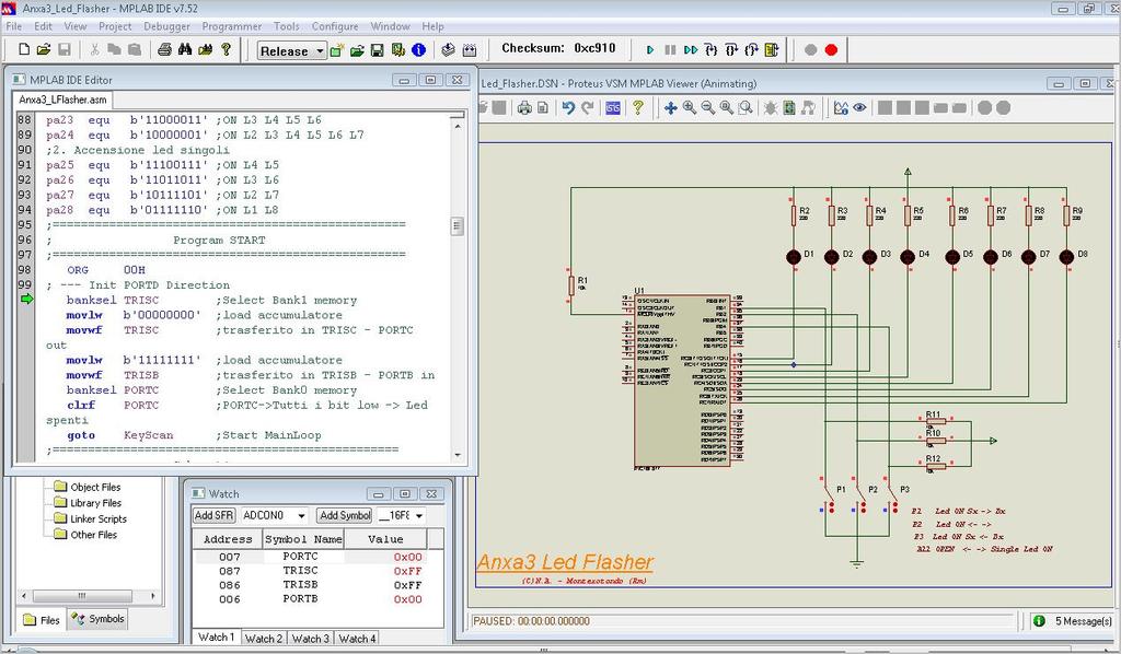 MPLAB e Proteus VSM Il modulo Proteus VSM in MPLAB