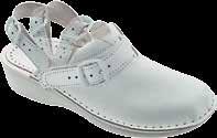 00 Pelle Bianco shoes non Forato Donna con fibbia Cod.