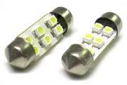 C5W da 28mm 12V con 8 Led SMD piccoli 3014 (Luce Bianca) Luci Targa e Abitacolo Siluro T11 C5W da